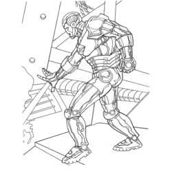 Página para colorir: Homem de Ferro (Super heroi) #80559 - Páginas para Colorir Imprimíveis Gratuitamente