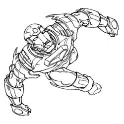 Página para colorir: Homem de Ferro (Super heroi) #80561 - Páginas para Colorir Imprimíveis Gratuitamente