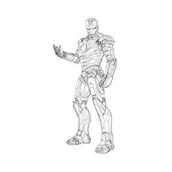 Página para colorir: Homem de Ferro (Super heroi) #80563 - Páginas para Colorir Imprimíveis Gratuitamente
