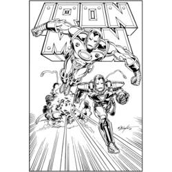 Página para colorir: Homem de Ferro (Super heroi) #80587 - Páginas para Colorir Imprimíveis Gratuitamente