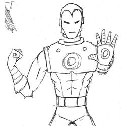 Página para colorir: Homem de Ferro (Super heroi) #80589 - Páginas para Colorir Imprimíveis Gratuitamente