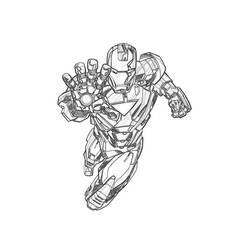 Página para colorir: Homem de Ferro (Super heroi) #80595 - Páginas para Colorir Imprimíveis Gratuitamente