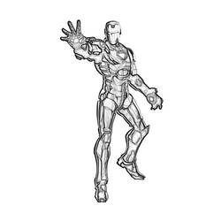 Página para colorir: Homem de Ferro (Super heroi) #80617 - Páginas para Colorir Imprimíveis Gratuitamente