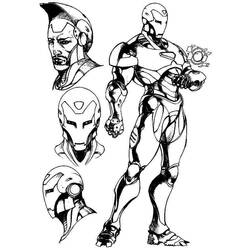 Página para colorir: Homem de Ferro (Super heroi) #80671 - Páginas para Colorir Imprimíveis Gratuitamente