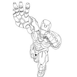 Página para colorir: Homem de Ferro (Super heroi) #80694 - Páginas para Colorir Imprimíveis Gratuitamente