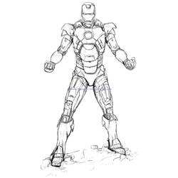 Página para colorir: Homem de Ferro (Super heroi) #80701 - Páginas para Colorir Imprimíveis Gratuitamente