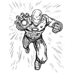 Página para colorir: Homem de Ferro (Super heroi) #80710 - Páginas para Colorir Imprimíveis Gratuitamente