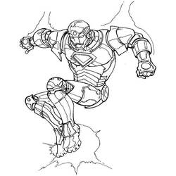Página para colorir: Homem de Ferro (Super heroi) #80718 - Páginas para Colorir Imprimíveis Gratuitamente