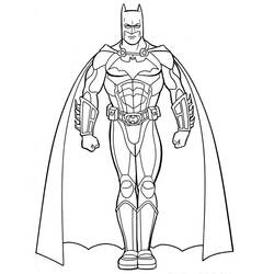 Página para colorir: homem Morcego (Super heroi) #76824 - Páginas para Colorir Imprimíveis Gratuitamente