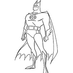 Página para colorir: homem Morcego (Super heroi) #76825 - Páginas para Colorir Imprimíveis Gratuitamente