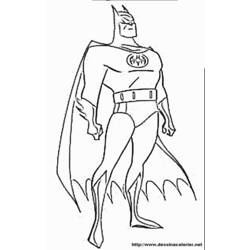 Página para colorir: homem Morcego (Super heroi) #76826 - Páginas para Colorir Imprimíveis Gratuitamente
