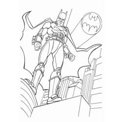 Página para colorir: homem Morcego (Super heroi) #76832 - Páginas para Colorir Imprimíveis Gratuitamente