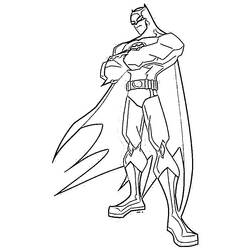 Página para colorir: homem Morcego (Super heroi) #76834 - Páginas para Colorir Imprimíveis Gratuitamente