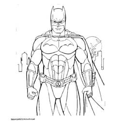 Página para colorir: homem Morcego (Super heroi) #76835 - Páginas para Colorir Imprimíveis Gratuitamente