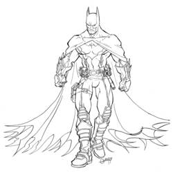 Página para colorir: homem Morcego (Super heroi) #76836 - Páginas para Colorir Imprimíveis Gratuitamente