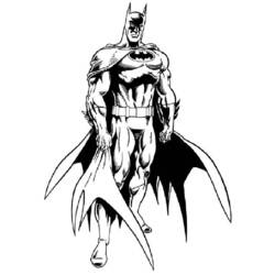 Página para colorir: homem Morcego (Super heroi) #76841 - Páginas para Colorir Imprimíveis Gratuitamente