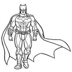 Página para colorir: homem Morcego (Super heroi) #76843 - Páginas para Colorir Imprimíveis Gratuitamente