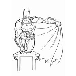 Página para colorir: homem Morcego (Super heroi) #76845 - Páginas para Colorir Imprimíveis Gratuitamente