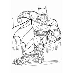 Página para colorir: homem Morcego (Super heroi) #76850 - Páginas para Colorir Imprimíveis Gratuitamente