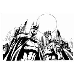 Página para colorir: homem Morcego (Super heroi) #76854 - Páginas para Colorir Imprimíveis Gratuitamente