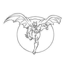 Página para colorir: homem Morcego (Super heroi) #76870 - Páginas para Colorir Imprimíveis Gratuitamente