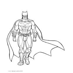 Página para colorir: homem Morcego (Super heroi) #76871 - Páginas para Colorir Imprimíveis Gratuitamente
