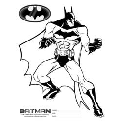Página para colorir: homem Morcego (Super heroi) #76890 - Páginas para Colorir Imprimíveis Gratuitamente