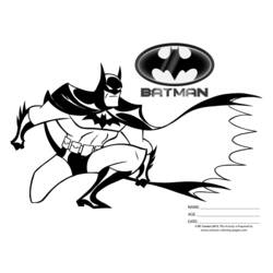 Página para colorir: homem Morcego (Super heroi) #76918 - Páginas para Colorir Imprimíveis Gratuitamente