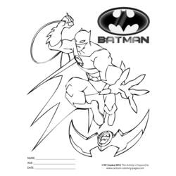 Página para colorir: homem Morcego (Super heroi) #76928 - Páginas para Colorir Imprimíveis Gratuitamente