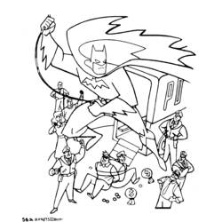 Página para colorir: homem Morcego (Super heroi) #76930 - Páginas para Colorir Imprimíveis Gratuitamente