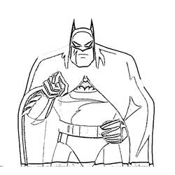 Página para colorir: homem Morcego (Super heroi) #76986 - Páginas para Colorir Imprimíveis Gratuitamente