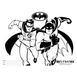 Página para colorir: homem Morcego (Super heroi) #76988 - Páginas para Colorir Imprimíveis Gratuitamente