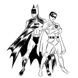 Página para colorir: homem Morcego (Super heroi) #76993 - Páginas para Colorir Imprimíveis Gratuitamente