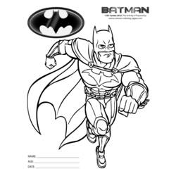Página para colorir: homem Morcego (Super heroi) #77003 - Páginas para Colorir Imprimíveis Gratuitamente
