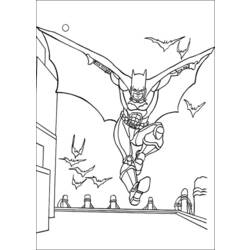 Página para colorir: homem Morcego (Super heroi) #77038 - Páginas para Colorir Imprimíveis Gratuitamente