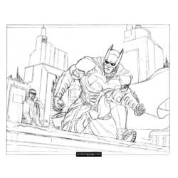 Página para colorir: homem Morcego (Super heroi) #77060 - Páginas para Colorir Imprimíveis Gratuitamente