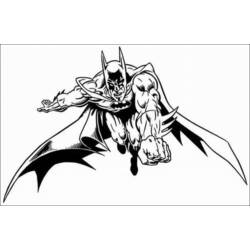 Página para colorir: homem Morcego (Super heroi) #77088 - Páginas para Colorir Imprimíveis Gratuitamente