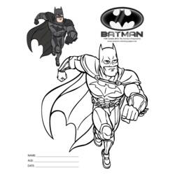 Página para colorir: homem Morcego (Super heroi) #77094 - Páginas para Colorir Imprimíveis Gratuitamente