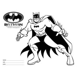 Página para colorir: homem Morcego (Super heroi) #77138 - Páginas para Colorir Imprimíveis Gratuitamente