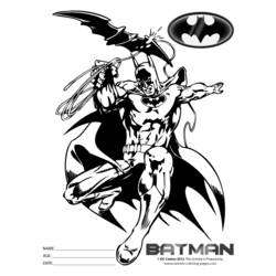 Página para colorir: homem Morcego (Super heroi) #77158 - Páginas para Colorir Imprimíveis Gratuitamente