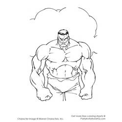 Página para colorir: Hulk (Super heroi) #79020 - Páginas para Colorir Imprimíveis Gratuitamente