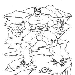 Página para colorir: Hulk (Super heroi) #79039 - Páginas para Colorir Imprimíveis Gratuitamente