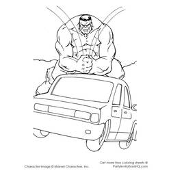 Página para colorir: Hulk (Super heroi) #79063 - Páginas para Colorir Imprimíveis Gratuitamente