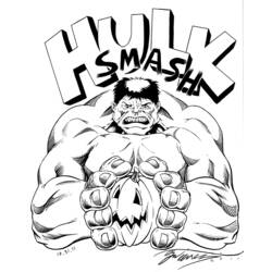 Página para colorir: Hulk (Super heroi) #79073 - Páginas para Colorir Imprimíveis Gratuitamente