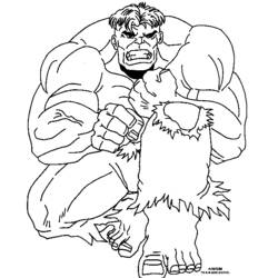 Página para colorir: Hulk (Super heroi) #79074 - Páginas para Colorir Imprimíveis Gratuitamente