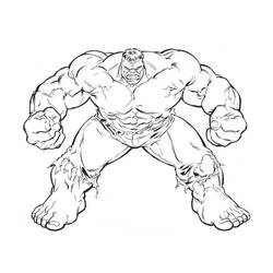 Página para colorir: Hulk (Super heroi) #79078 - Páginas para Colorir Imprimíveis Gratuitamente