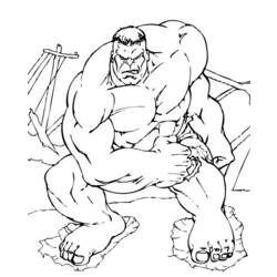 Página para colorir: Hulk (Super heroi) #79097 - Páginas para Colorir Imprimíveis Gratuitamente