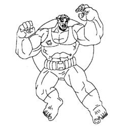 Página para colorir: Hulk (Super heroi) #79133 - Páginas para Colorir Imprimíveis Gratuitamente