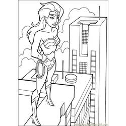Página para colorir: mulher maravilha (Super heroi) #74611 - Páginas para Colorir Imprimíveis Gratuitamente