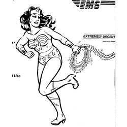 Página para colorir: mulher maravilha (Super heroi) #74641 - Páginas para Colorir Imprimíveis Gratuitamente